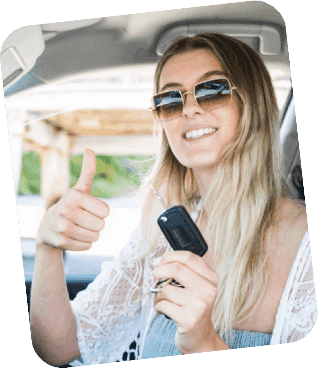 Thumbs Up Passing Driving Test